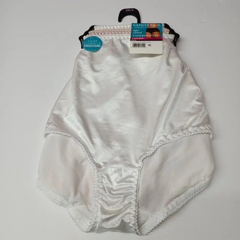 Vanity‎ Fair Radiant Collection Light Control Undershapers 3 Pack Briefs 2XL/9